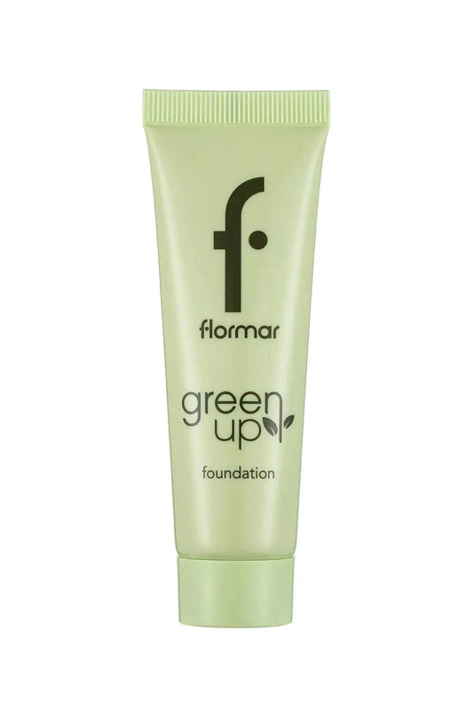 Flormar Green Up Vegan Foundation with Creamy Texture & Semi-Matte Finish 30ml - 003 Ivory Nude
