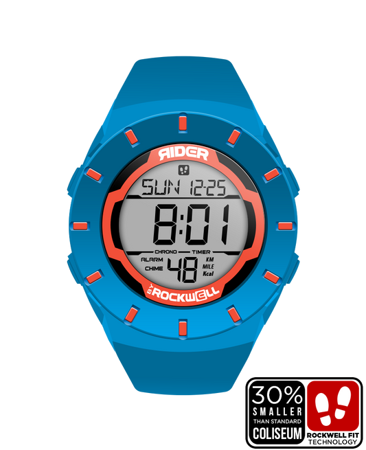 Coliseum Fit™ Forum (Shark Blue/Orange) Watch