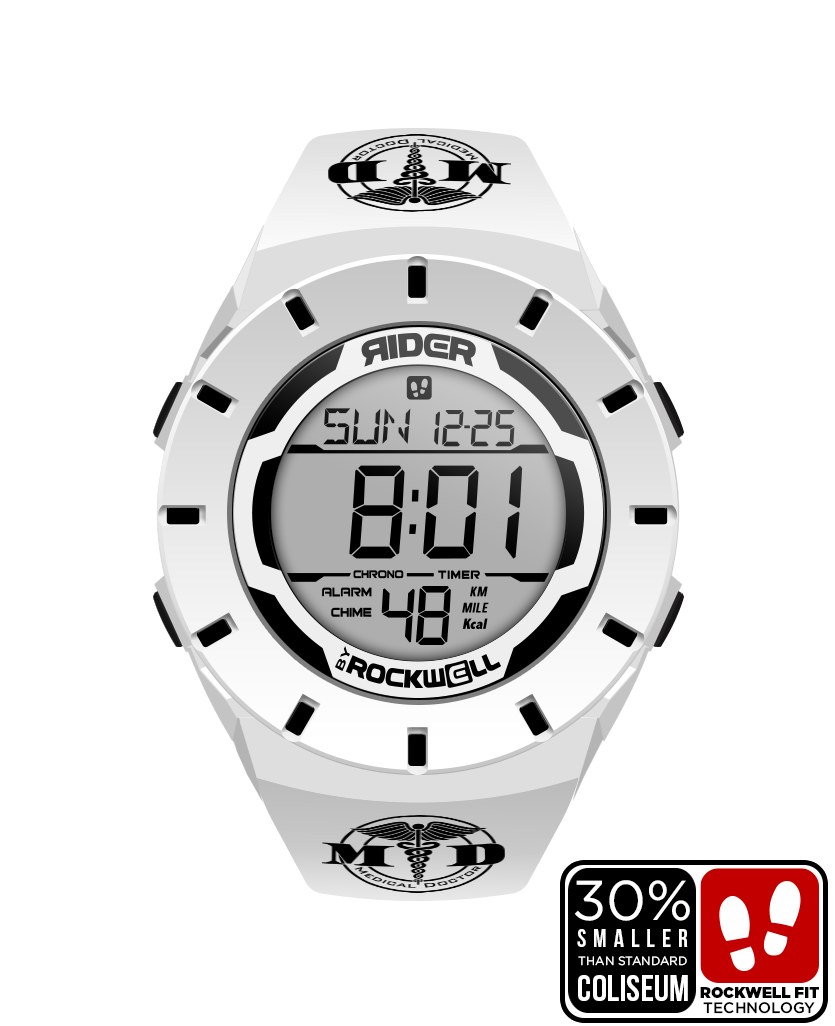 Coliseum Fit™ Forum - MD Edition (White/Black) Watch