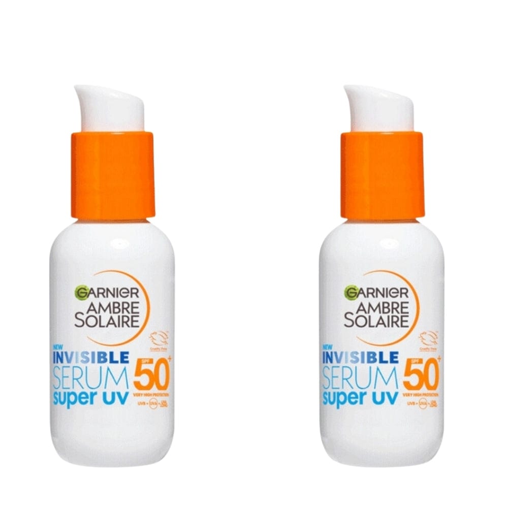 Garnier Ambre Solaire Super UV Daily Invisible Face Serum with SPF 50 + 30 ml 2 Pack