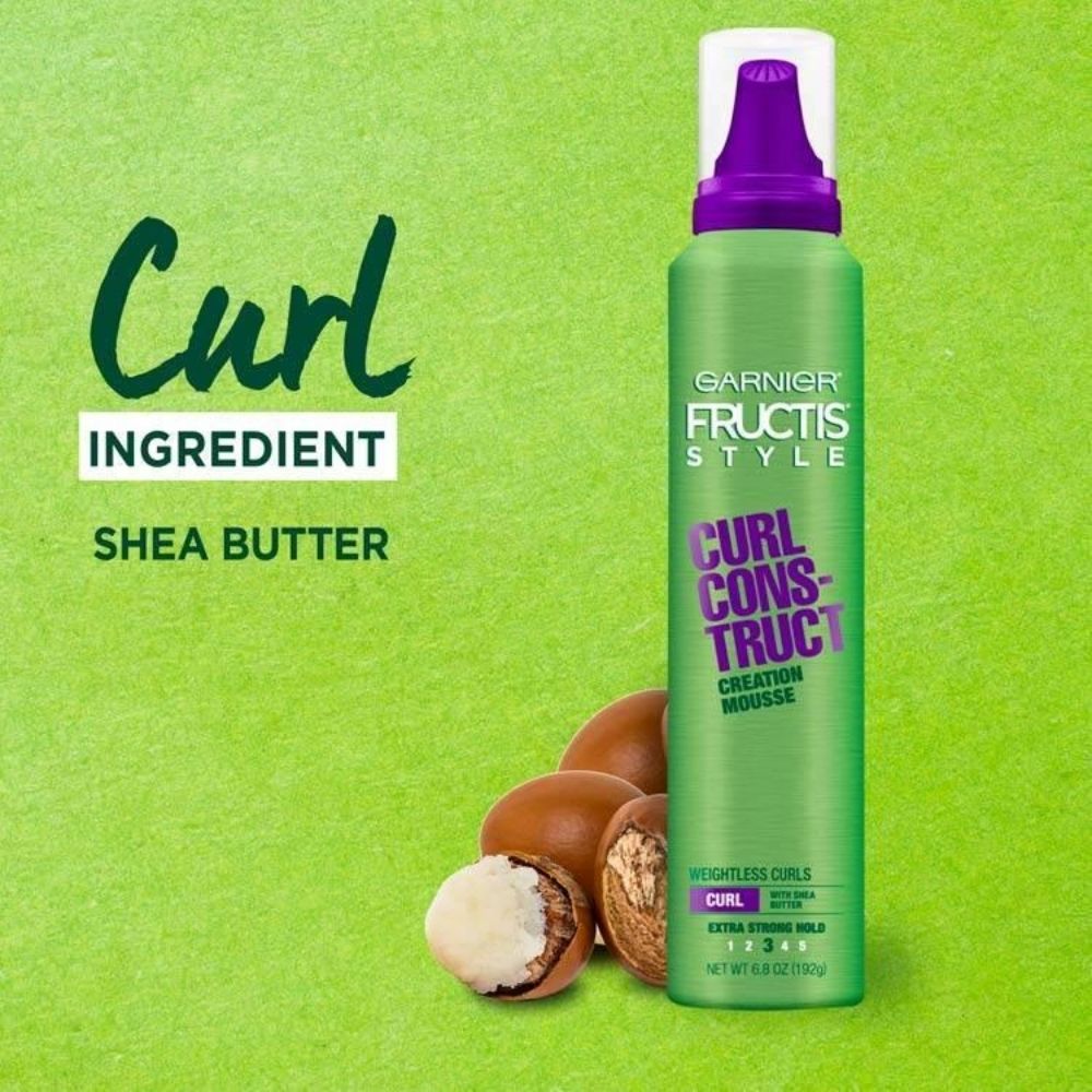 Garnier Fructis Curl Construct No:3 Curl Defining Hair Mousse 192g