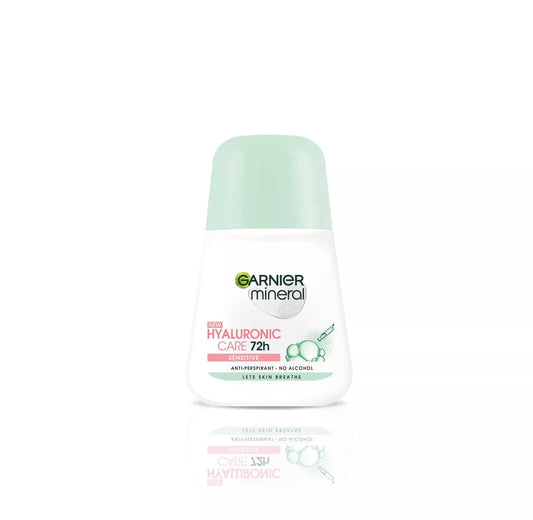 Garnier Mineral Hyaluronic Sensitive Roll-on Antiperspirant Deodorant 50 ml / 1.7 fl oz