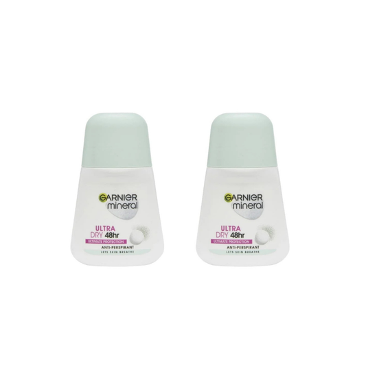 Garnier Mineral Ultra Dry Roll-On 50 ml / 1.7 fl oz 2 Pack