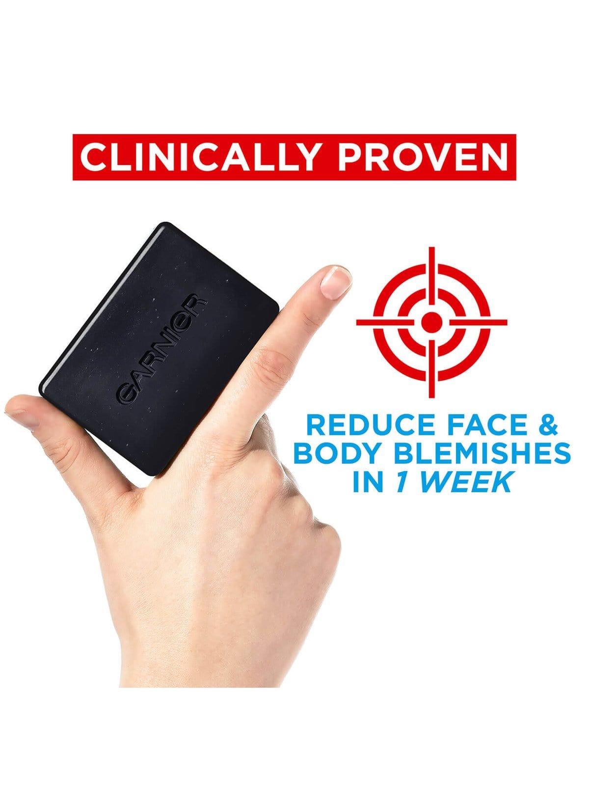 Garnier Pure Active Anti-Spot and Blackhead Solid Wash Charcoal Bar 100g