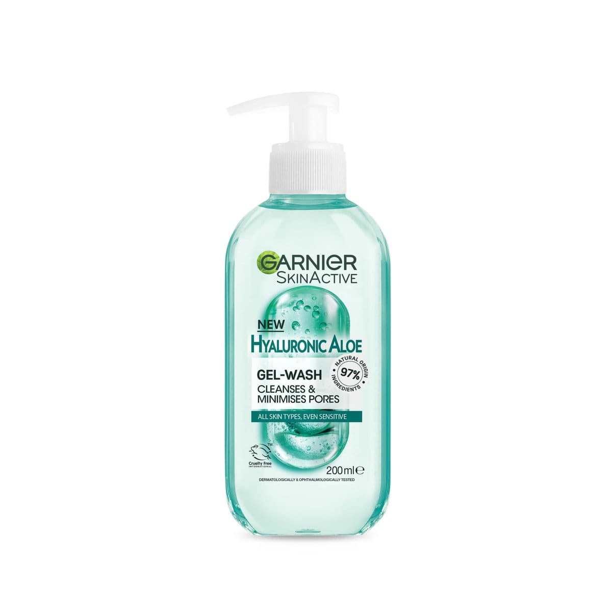Garnier Skin Active Gel Nettoyant Hyaluronique Aloe Vera 200 ml