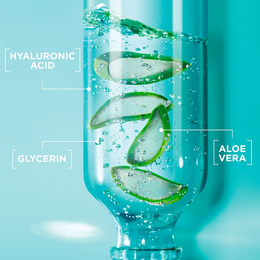 Garnier Skin Active Hyaluronic Aloe Vera Crème Nettoyante Apaisante 250 ml Lot de 3