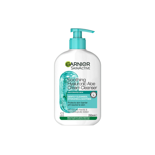 Garnier Skin Active Crème Nettoyante Apaisante Hyaluronique Aloe Vera 250 ml