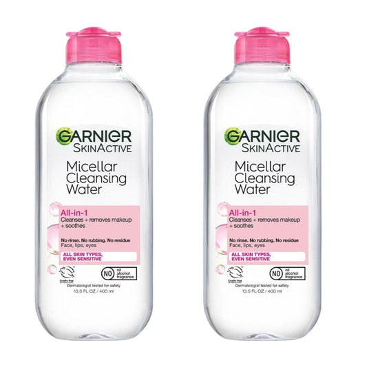 Garnier Skin Active Micellar Cleansing Water All-in-1  400 ml / 13.5 fl oz 2 Pack