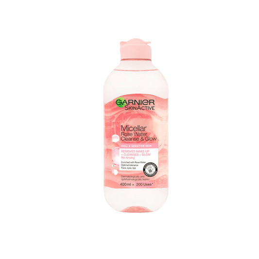 Garnier Skin Active Micellar Rose Glow Cleansing Water 400 ml / 13.5 fl oz