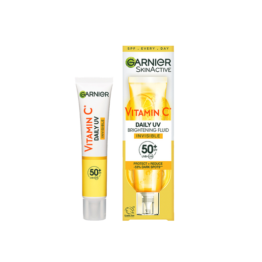 Garnier Skin Active Vitamin C Daily UV Brightening Fluid Invisible, SPF50+ 40 ml