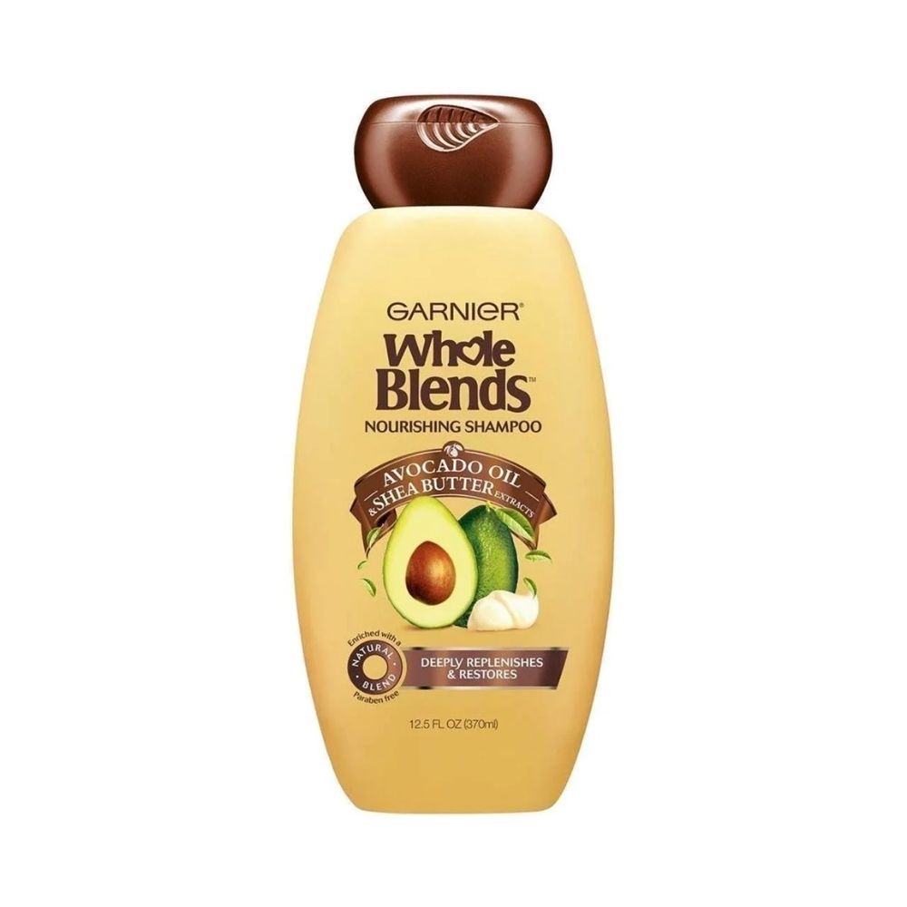 Garnier Whole Blends Avocado and Shea Butter Nourishing Shampoo 370 ml