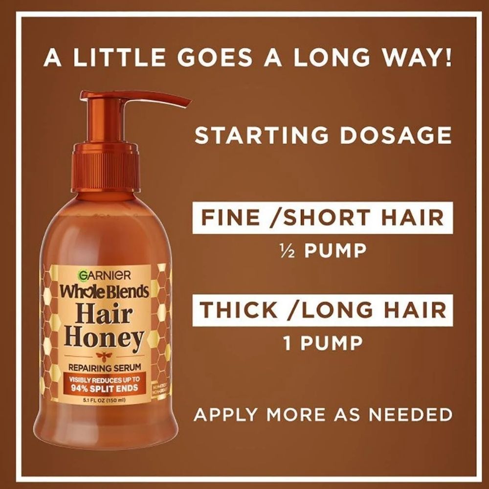 Sérum réparateur capillaire à l'extrait de miel Garnier Whole Blends 150 ml