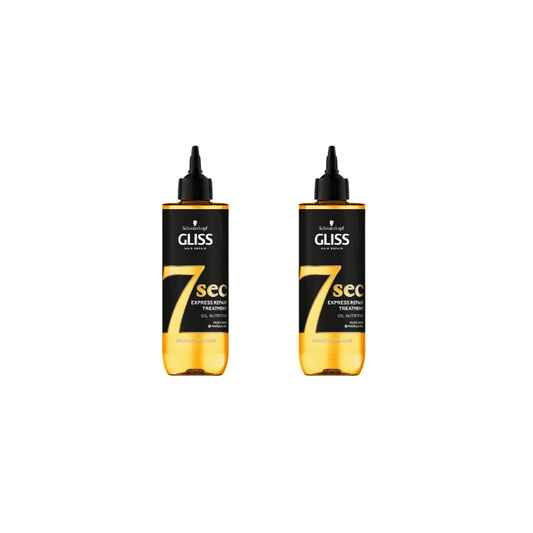 Gliss 7sec Express Repair Treatment Oil Nutritive 200ml 2 Pack