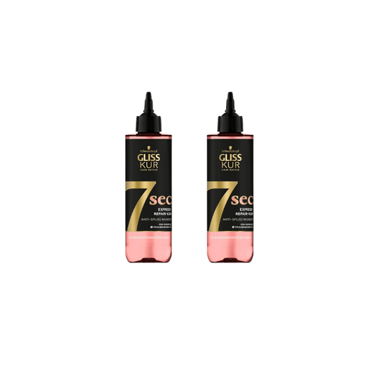 Gliss 7sec Express Repair Treatment Split Hair Miracle 200ml 2 Pack