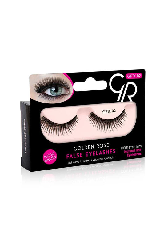 Golden Rose False Eyelashes - 02