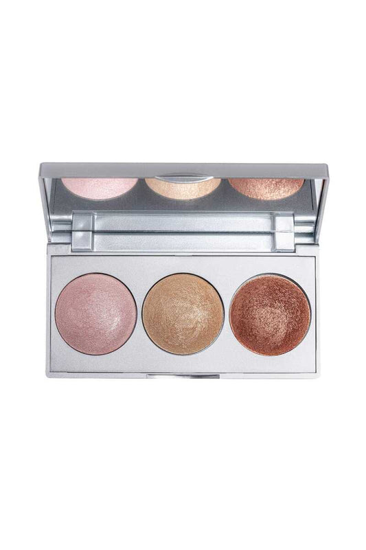 Golden Rose Strobing Highlighter Palette - Pink Gold Bronz