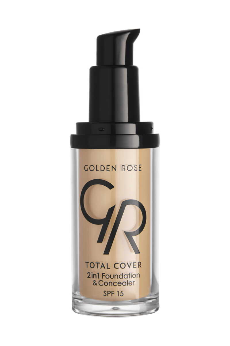 Fond de teint et anti-cernes 2 en 1 Golden Rose Total Cover - 05 Cool Sand