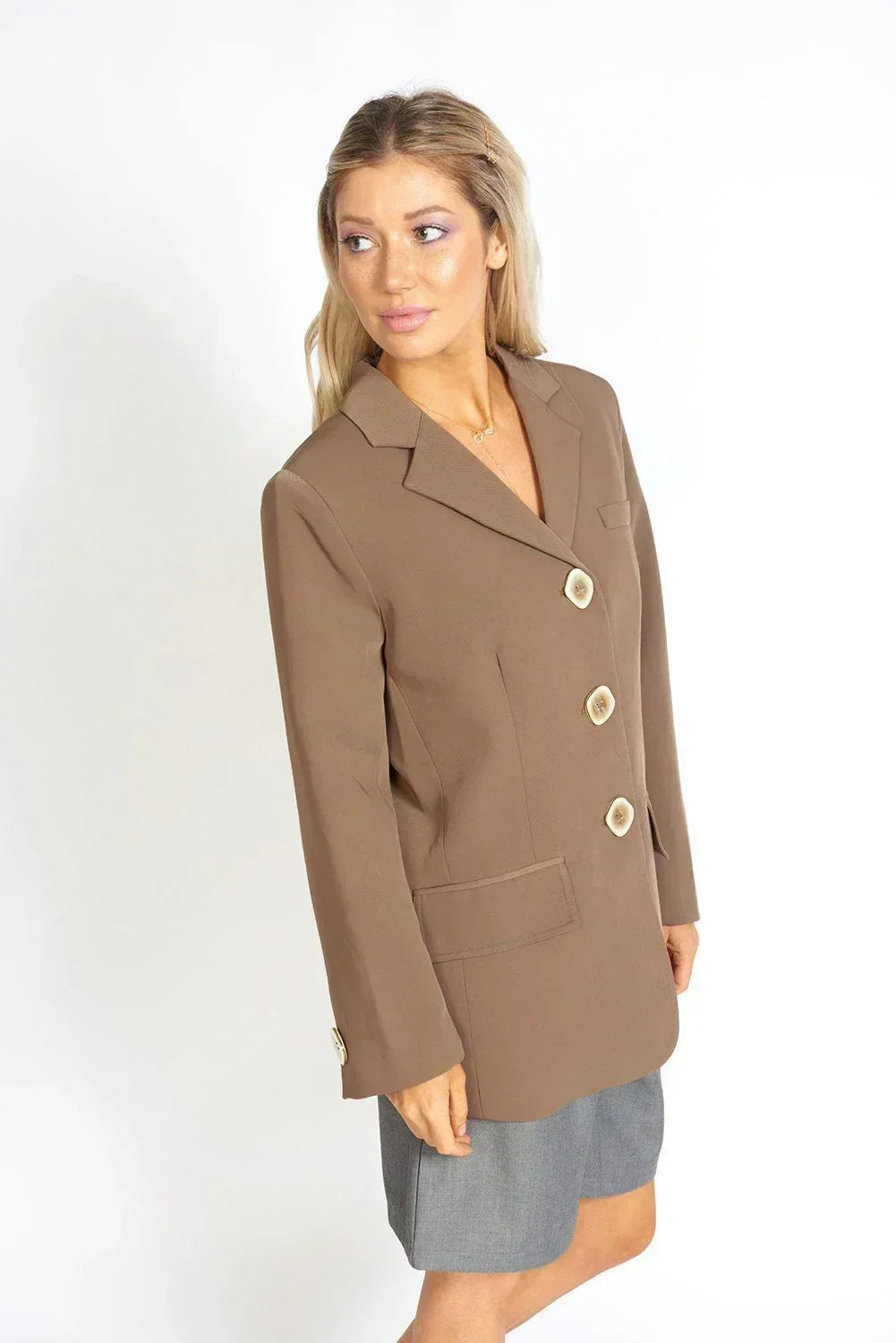 Oversized Blazer with Pockets | Take Me Seriously Blazer - Femstylo