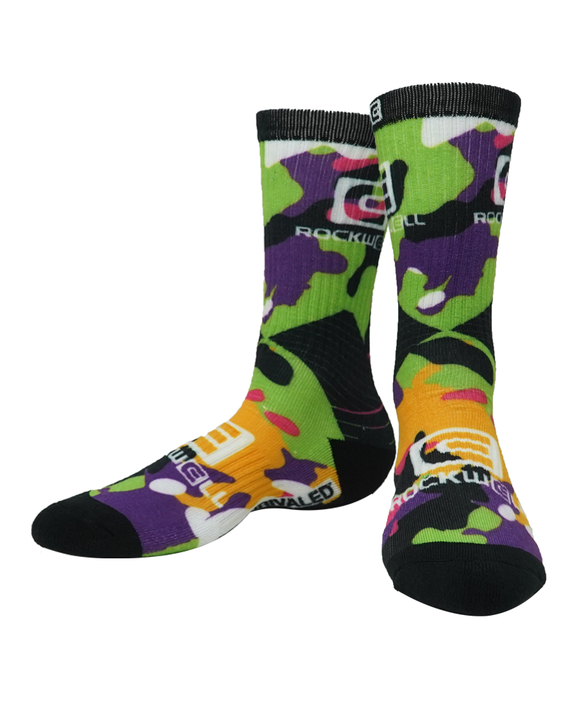 Green Camo Socks