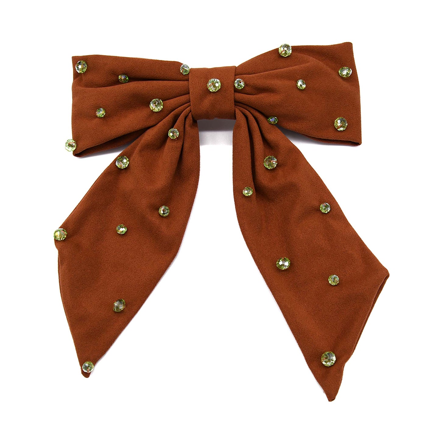 Sprinkled Green Rust Hair Barrette