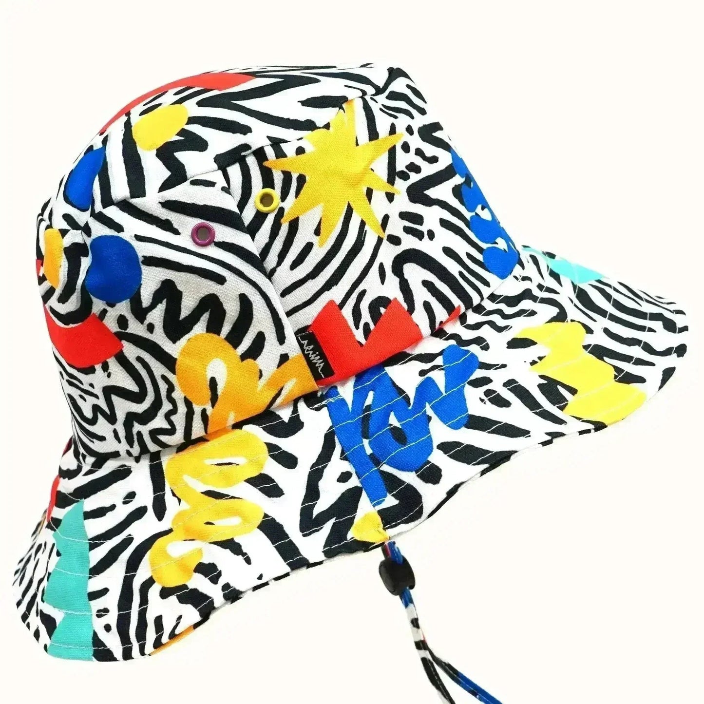Multicolour Wide Bucket Hat