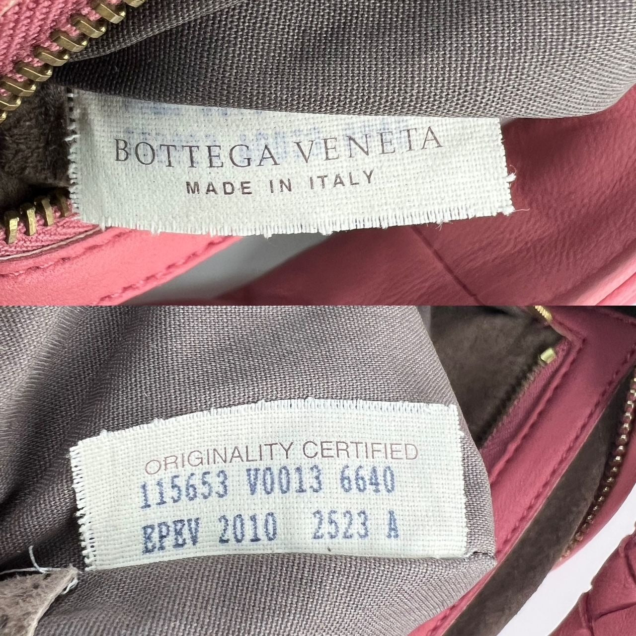 Bottega Veneta Nappa Intrecciato Medium Veneta Hobo Rose Pink Bag
