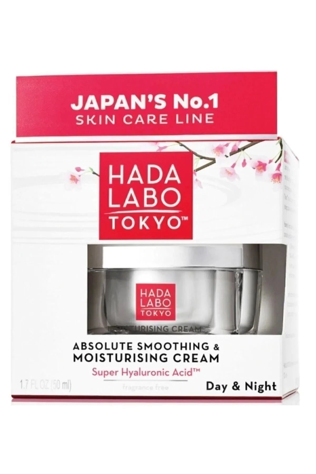 Hada Labo Tokyo Smoothing and Moisturizing Day & Night Cream 50 ml