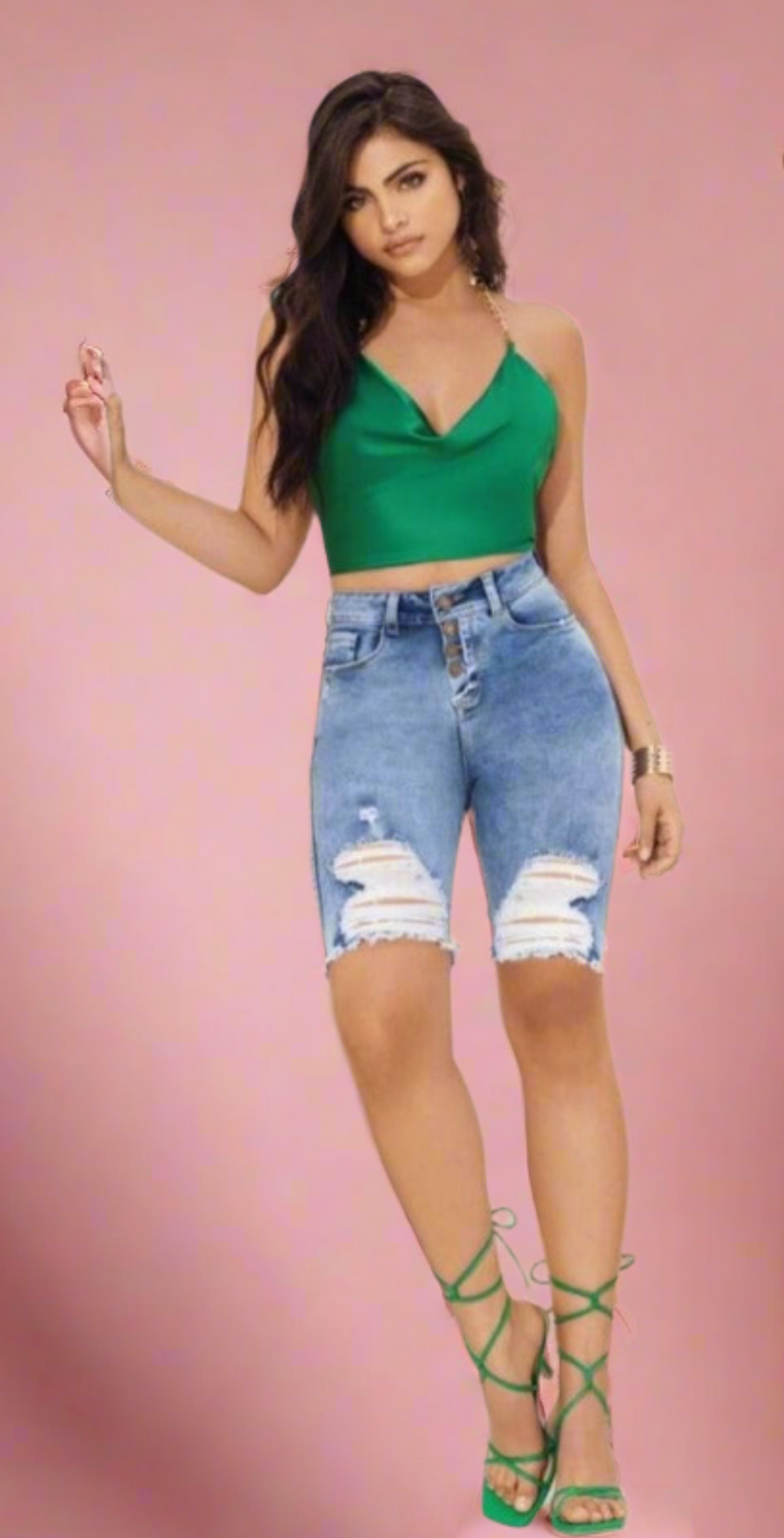 Tobago 100% Authentic Colombian Push Up Capris