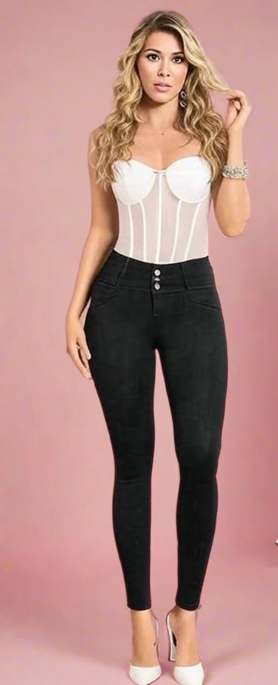 Paris Negro 100% Authentic Colombian Push Up Jeans