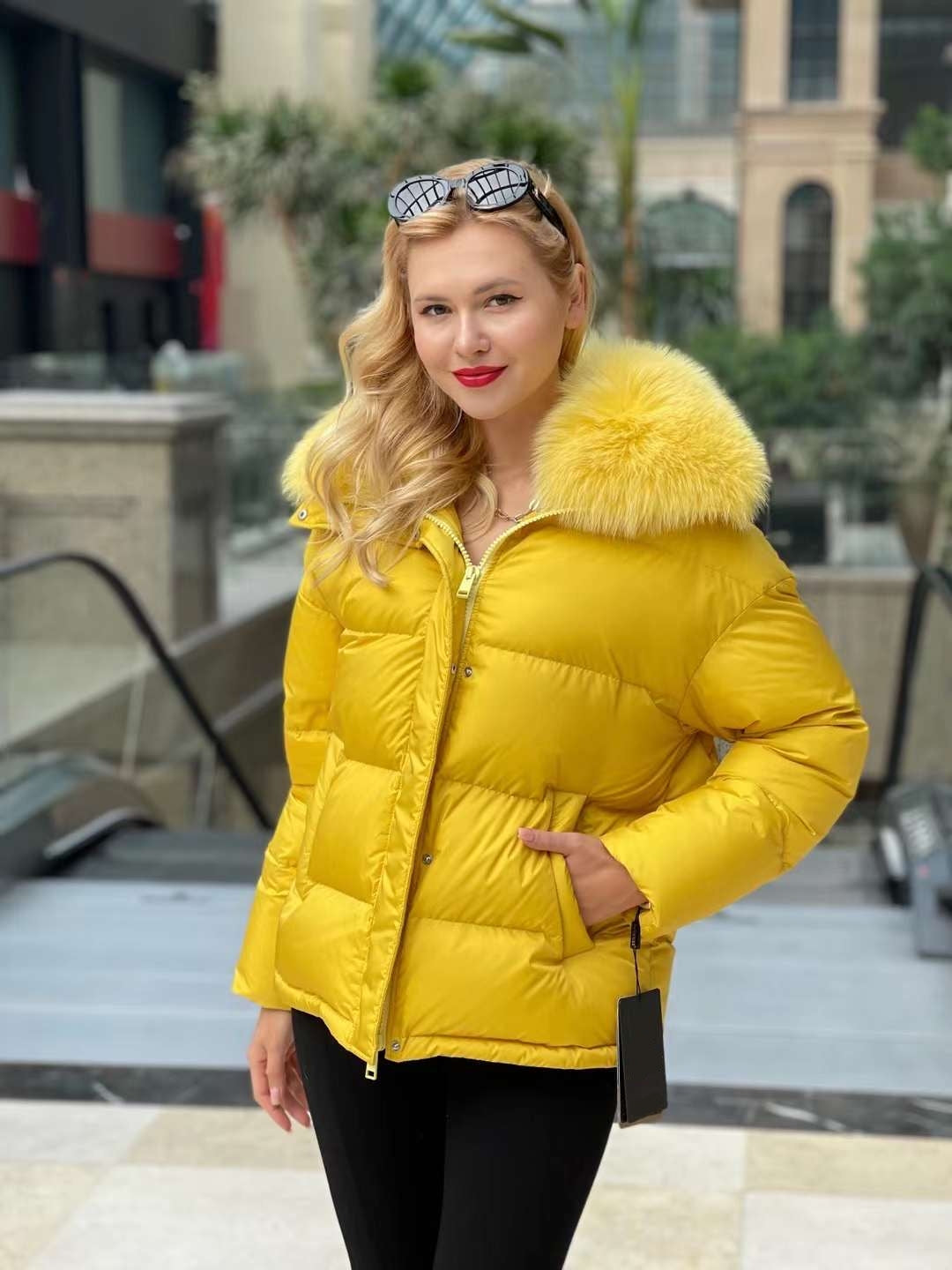 Veste en duvet de qualité supérieure Polar Fox authentique