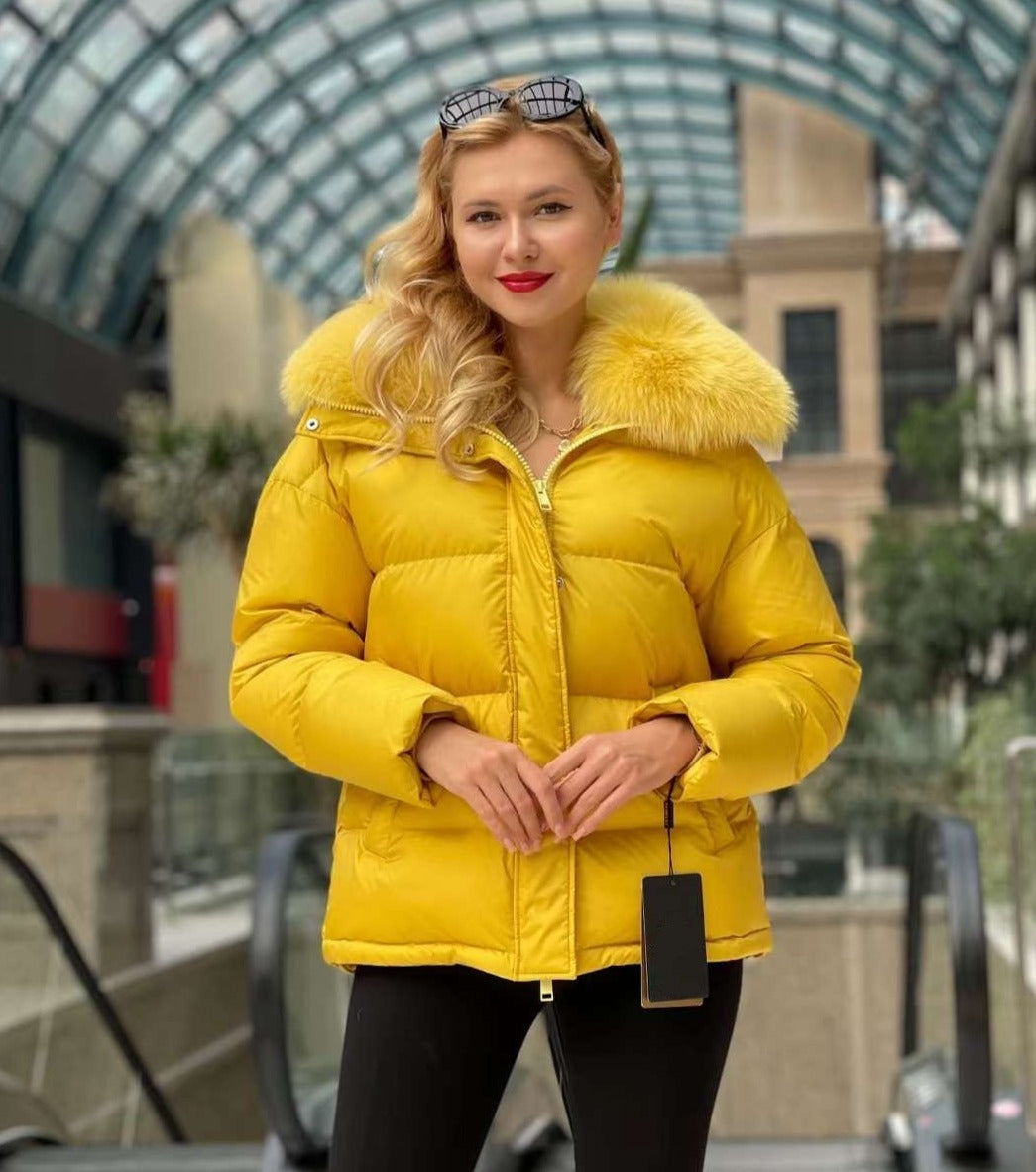 Veste en duvet de qualité supérieure Polar Fox authentique