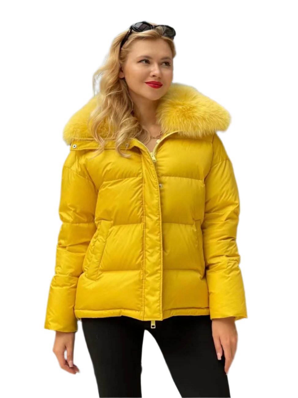 Veste en duvet de qualité supérieure Polar Fox authentique