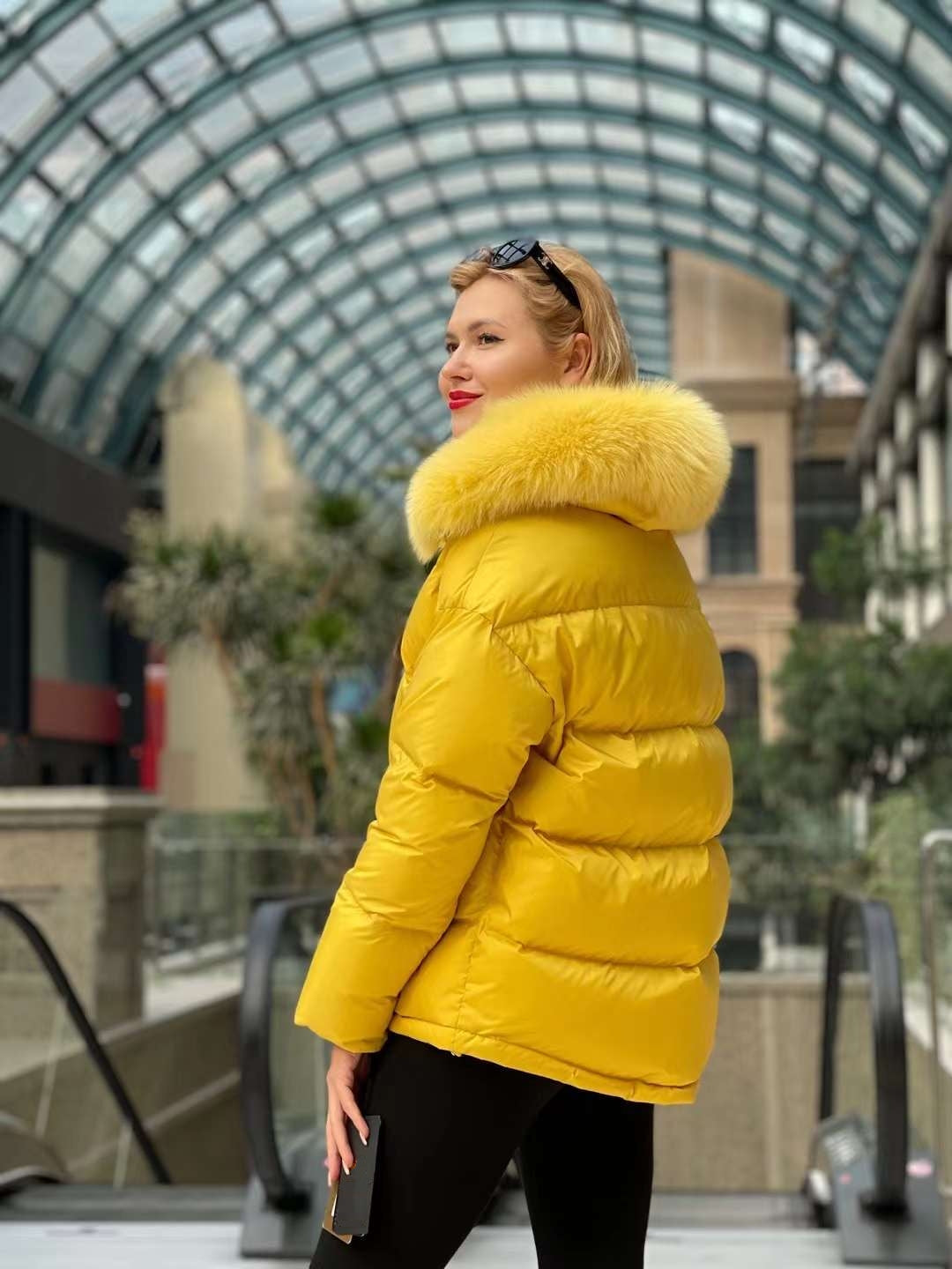 Veste en duvet de qualité supérieure Polar Fox authentique