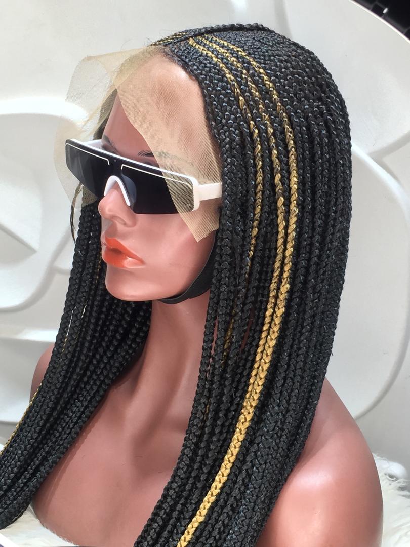 Cornrow Braid Wig - 13x4 Lace Frontal - Emma