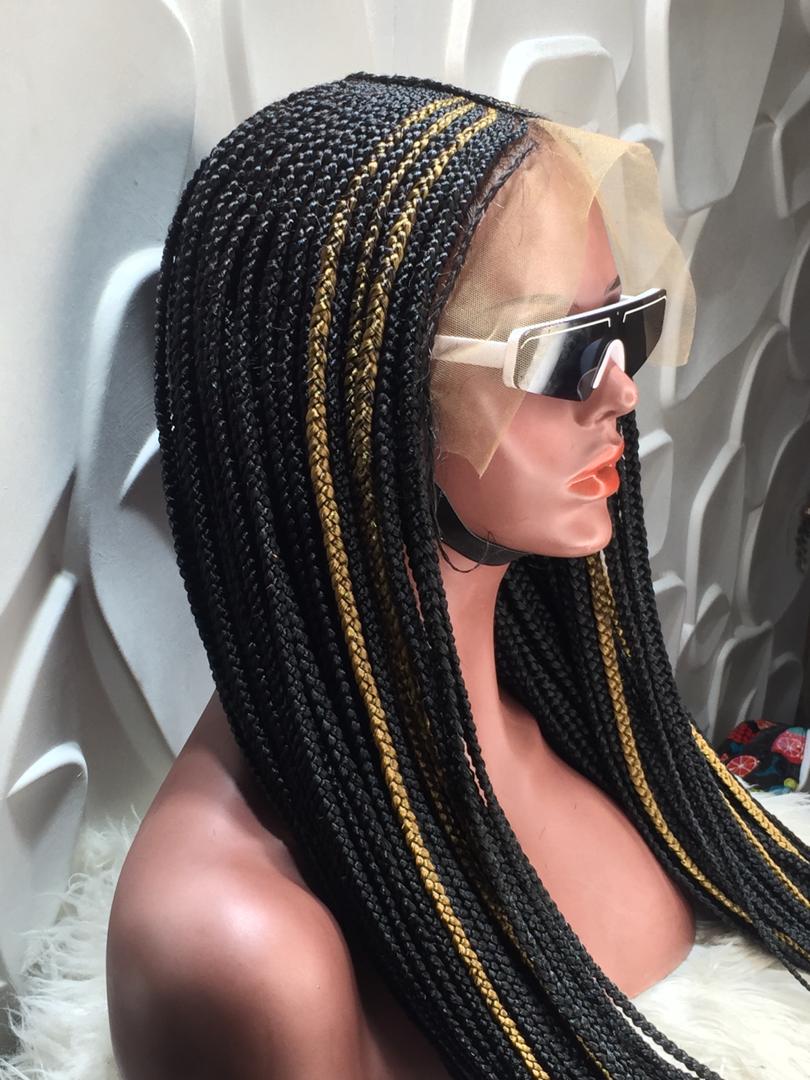 Cornrow Braid Wig - 13x4 Lace Frontal - Emma