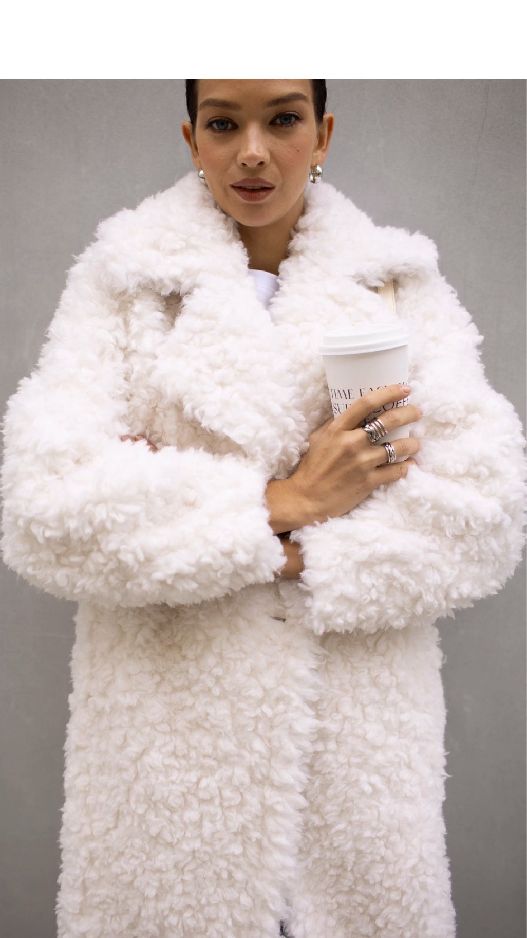 Teddy Bear Genuine Peruvian Wool Fur Coat