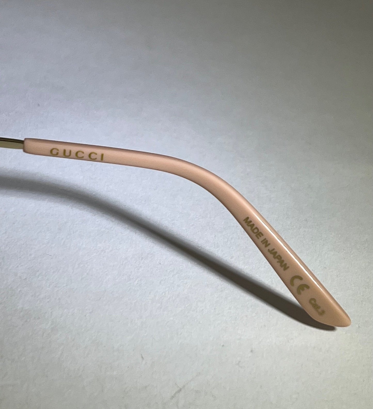 Gucci Flip-Up Sunglasses Rectangle Red Gold frames GG0363S 002 56