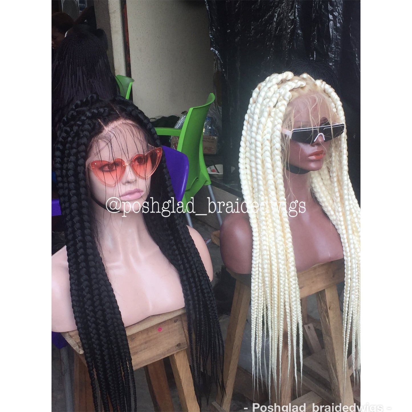 Funki JUMBO BOX BRAID PLATINUM BLONDE. (FULL LACE)