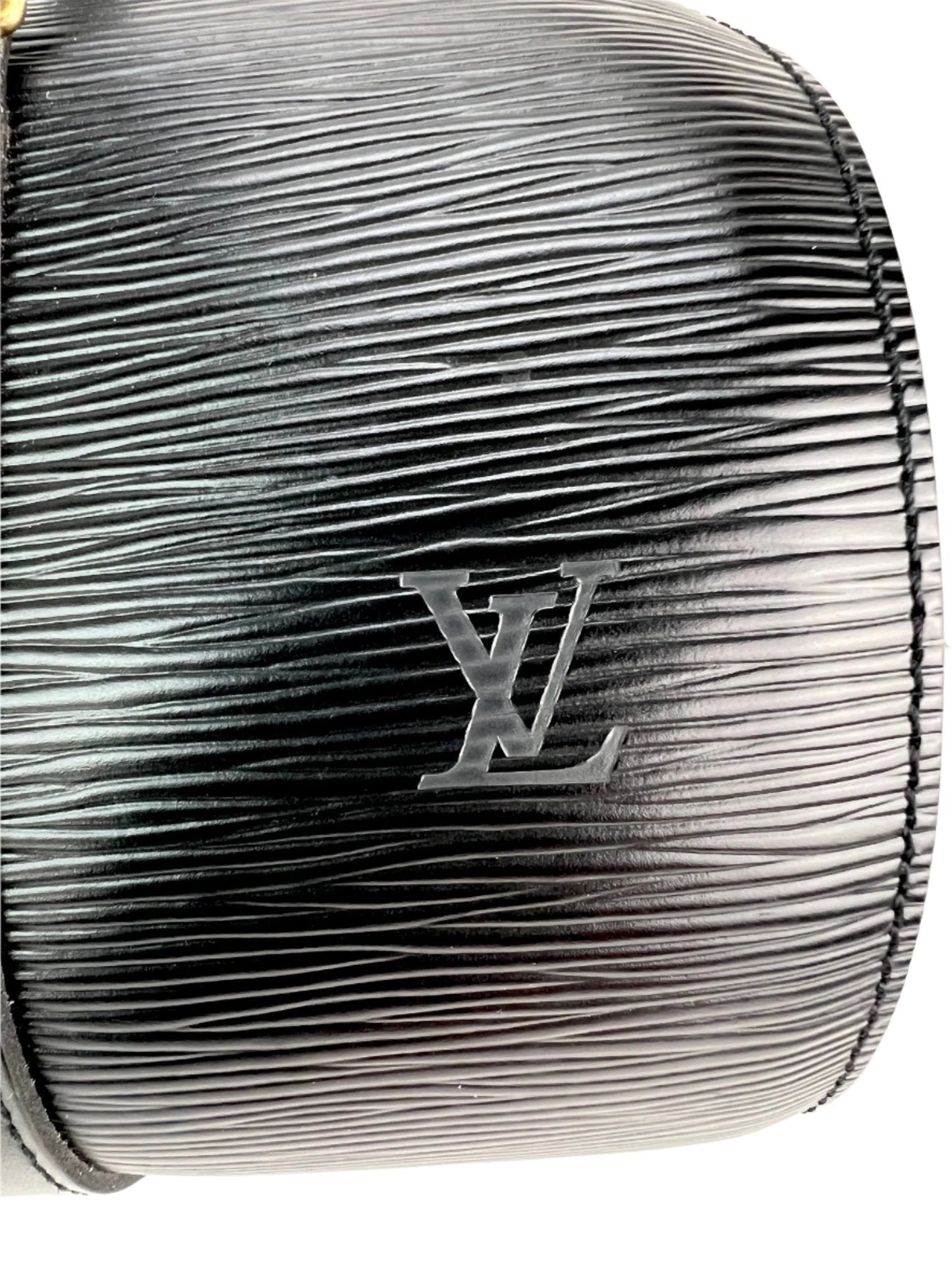 Louis Vuitton Soufflot Black Epi Leather Shoulder Bag