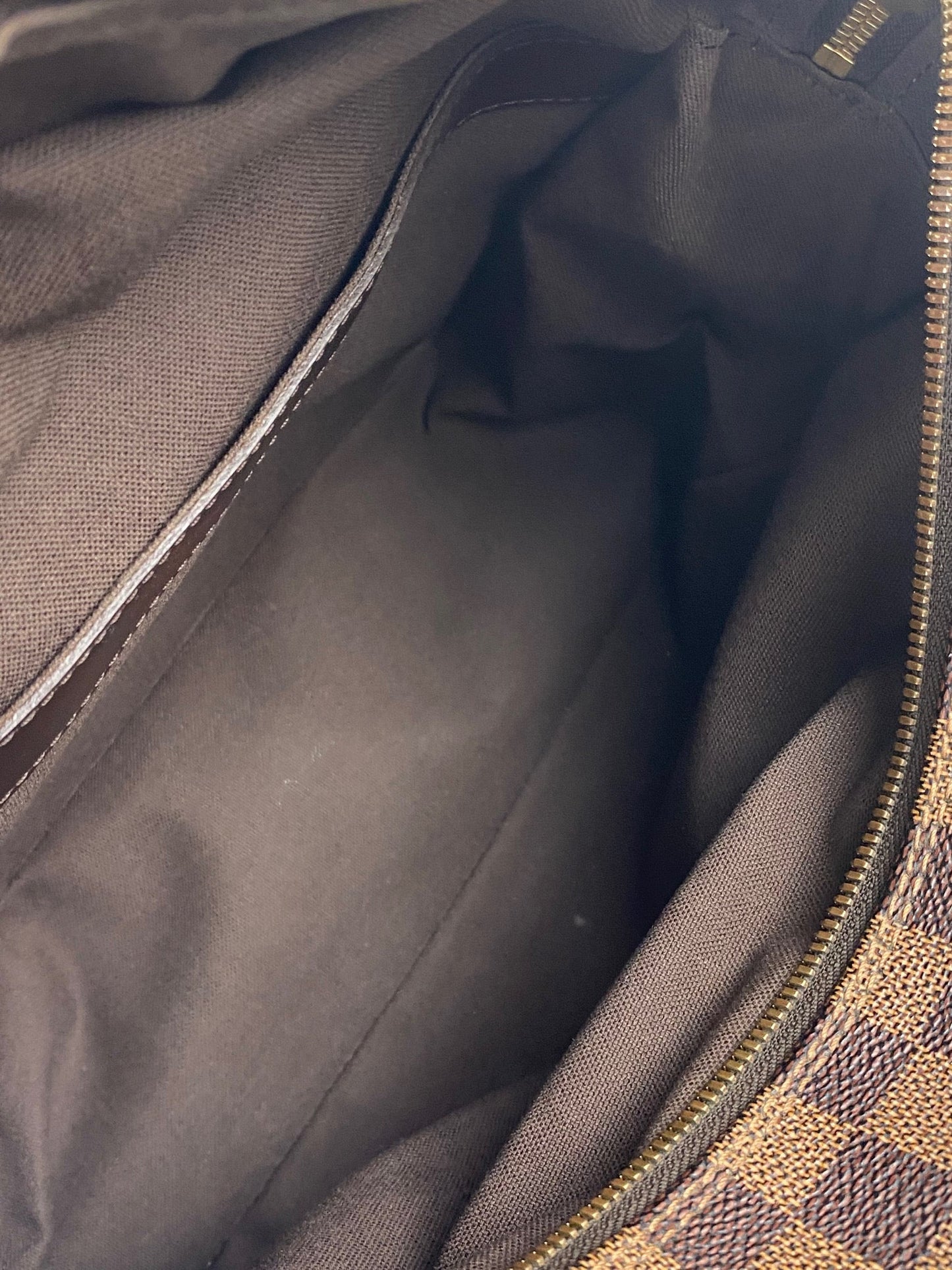 Louis Vuitton Damier Ebene Canvas Naviglio Shoulder Men's Messenger Bag