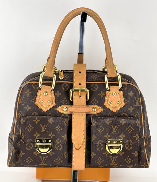 Louis Vuitton Manhattan GM Monogram Canvas Shoulder Hand bag Preowned