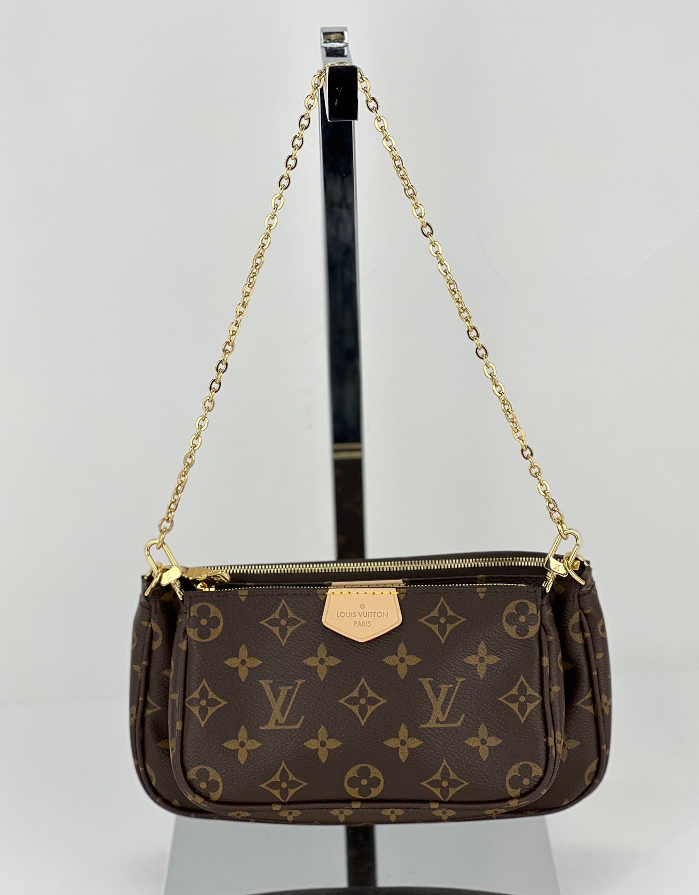 Louis Vuitton Multi Pochette Accessoires Monogram Canvas Brown Preowned