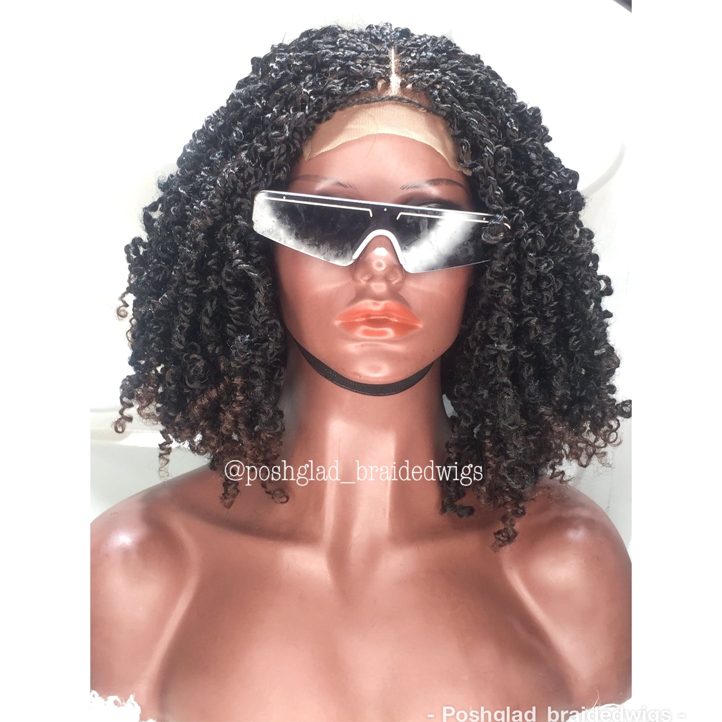 Spring Twist Wig 1B/33 "4x4 Premium Closure" Neck Length