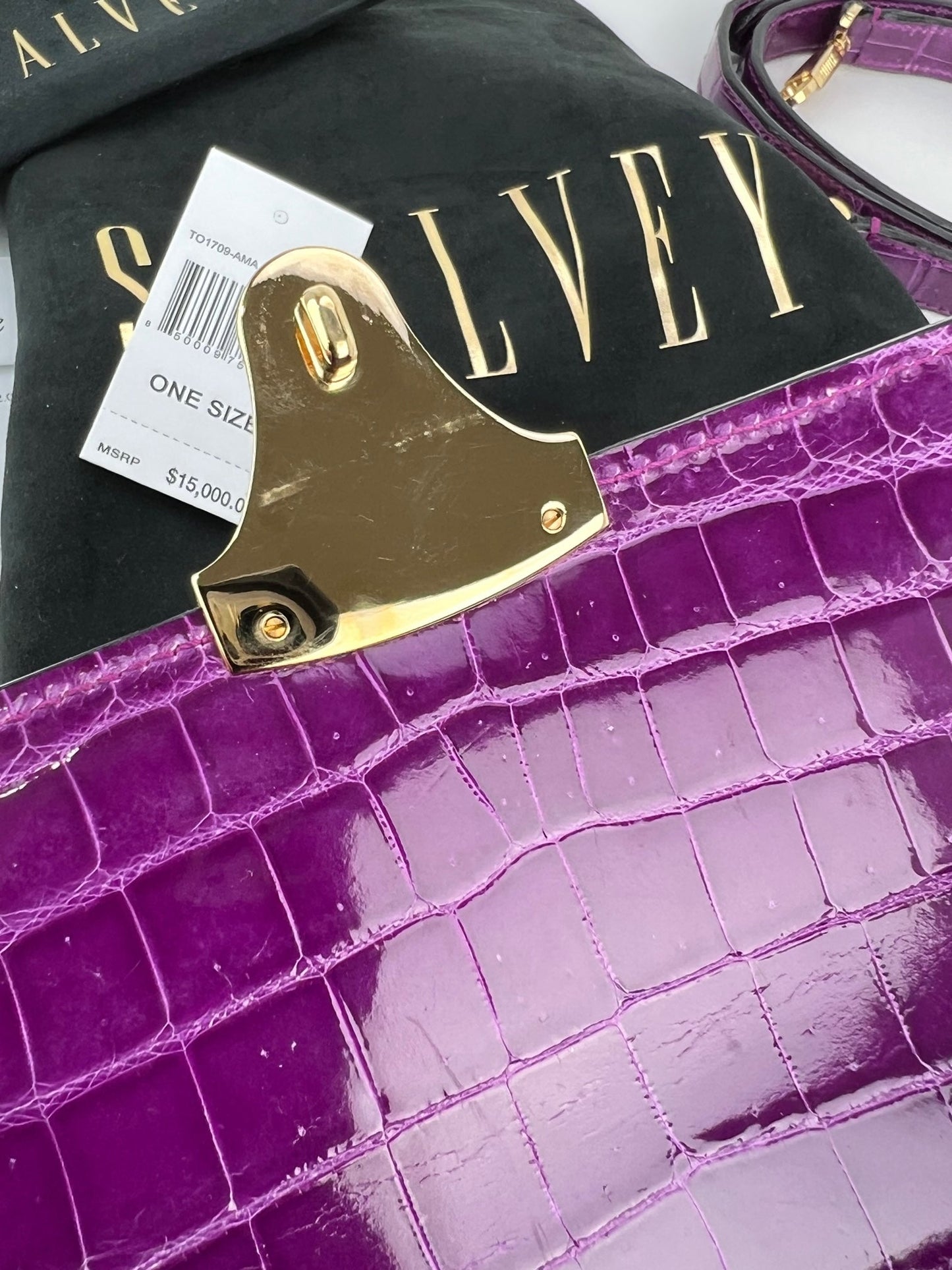 Exclusive Stalvey Top Handle 2.0 Alligator Bag Crossbody Luxury Bag