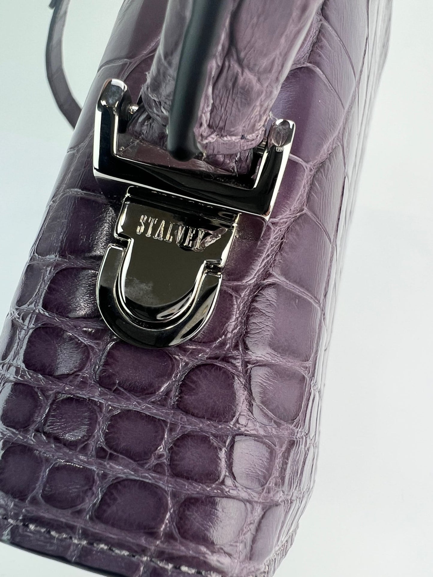 Stalvey Top Handle 2.5 Alligator Lilac Bag Crossbody Exclusive Luxury