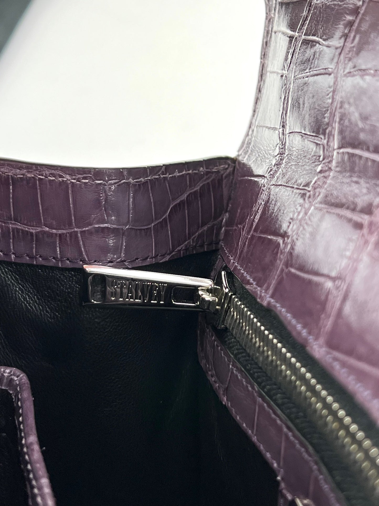 Stalvey Top Handle 2.5 Alligator Lilac Bag Crossbody Exclusive Luxury