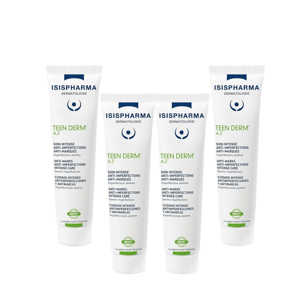 ISIS Pharma Teen Derm A.Z Ultra Soothing Cream 30 ml 4 Pack
