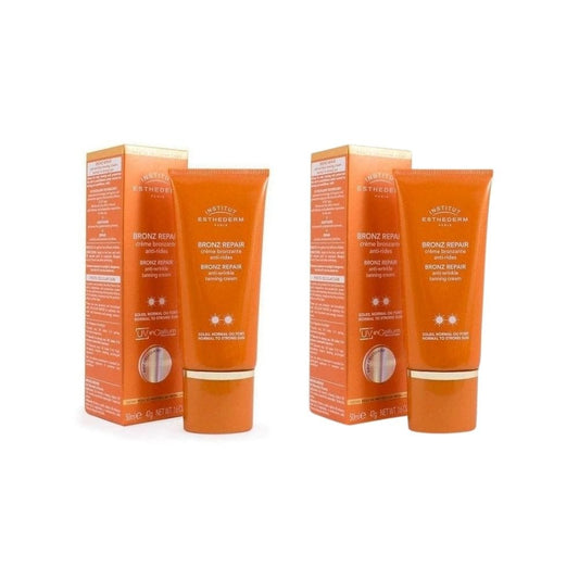 Institut Esthederm Bronz Repair Normal-Intensive Sun Protection Bronzing Cream 50ml 2 Pack