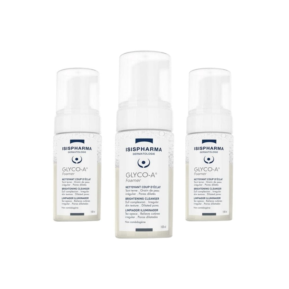 Isıs Pharma Glyco-A Foamer Brigtening Cleanser 100 ml 3 Pack