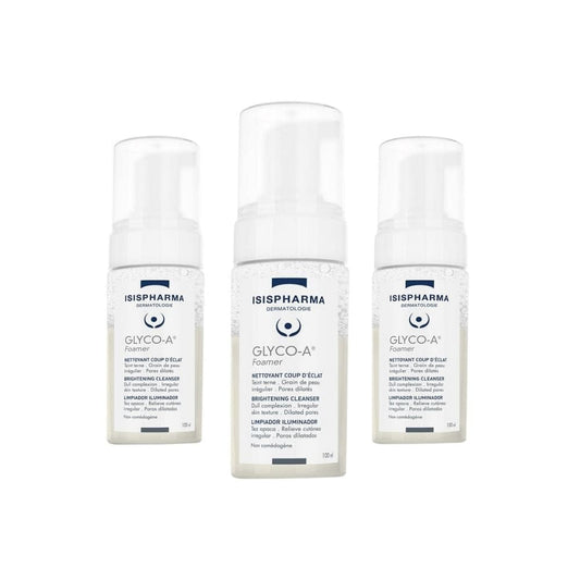 Isıs Pharma Glyco-A Foamer Brigtening Cleanser 100 ml 3 Pack